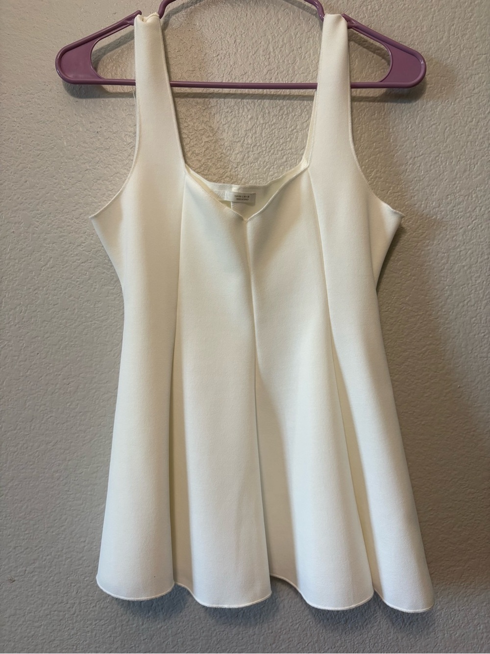 Zara Cream peplum top